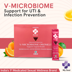 V-Microbiome – Advanced Vaginal Probiotic for UTI Relief, Odour Control & Natural Vaginal Flora Balance – 20 Sachets