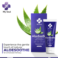 AloeSoothe – Edible Aloe Vera Intimate Gel for Women – Natural, Water-Based Lubricant for Menopause, Period Dryness & Gentle Intimacy – 50ml