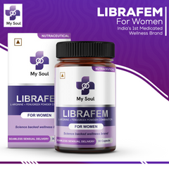 Librafem – Ayurvedic Supplement for Women’s Intimate Wellness, Vitality & Hormonal Balance – 30 Veg Capsules