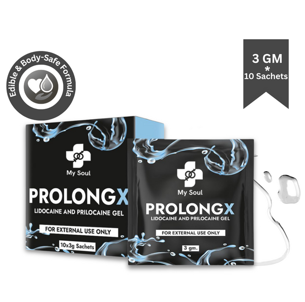 Prolong X-Long Last Delay Gel for Men 10 Sachets (3gm x 10)