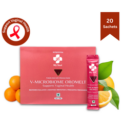 V-Microbiome – Advanced Vaginal Probiotic for UTI Relief, Odour Control & Natural Vaginal Flora Balance – 20 Sachets